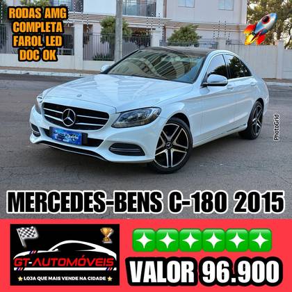 MERCEDES-BENZ C 180 1.6 CGI AVANTGARDE 16V TURBO GASOLINA 4P AUTOMÁTICO MERCEDES-BENZ C 180 1.6 CGI AVANTGARDE 16V TURBO GASOLINA 4P AUTOMÁTICO